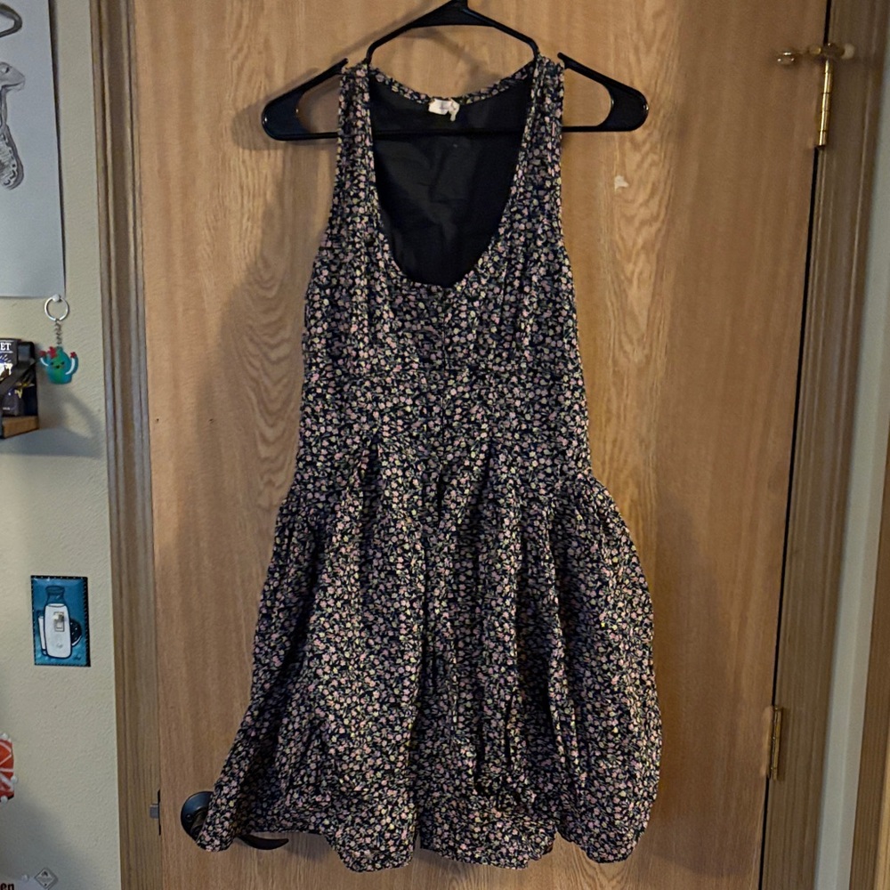 Maeve Black Floral Dress